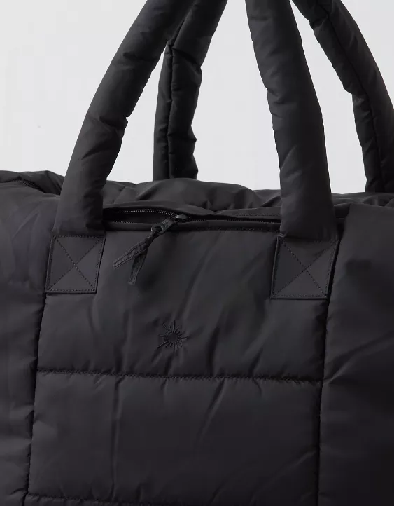 OFFLINE By Aerie Puff Love Weekender Bag True Black - Image 3