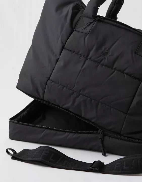 OFFLINE By Aerie Puff Love Weekender Bag True Black - Image 6