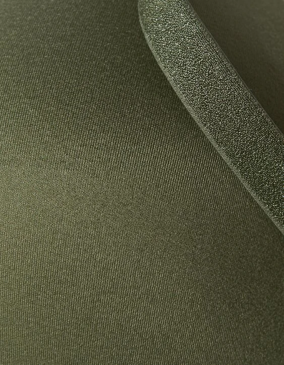 Aerie Sunnie Lurex Strap Wireless Lightly Lined Bra Olive Fun - Image 6