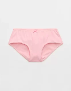 Aerie Superchill Pointelle Boybrief Underwear Club Pink