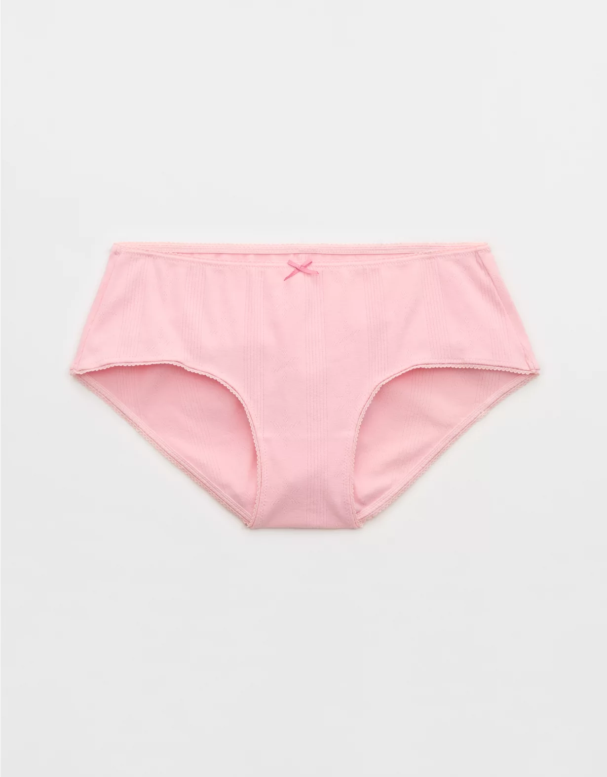 Aerie Superchill Pointelle Boybrief Underwear Club Pink