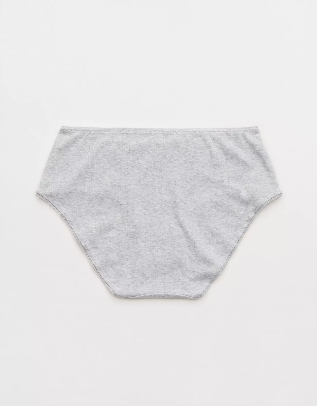 Aerie Superchill Pointelle Boybrief Underwear Medium Heather Gray - Image 2