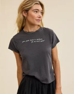 Aerie Vintage T-Shirt Gray