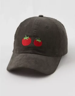 Aerie Polychrome Corduroy Baseball Hat Olive Fun