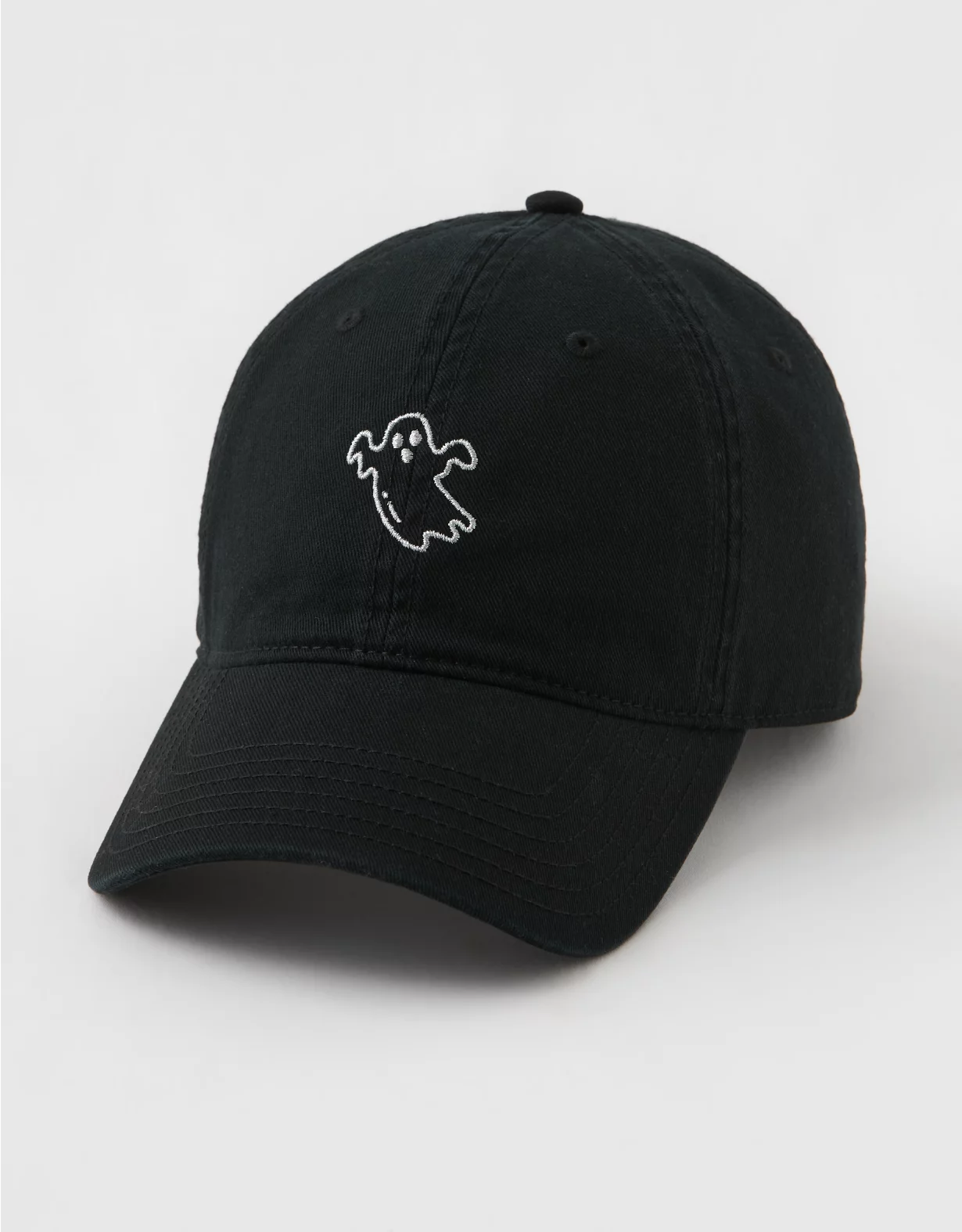 Aerie Graphic Baseball Hat Gray Heather