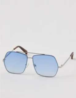Aerie Oversized Vacay Mode Sunglasses Blue