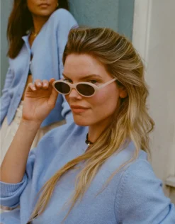 Aerie Getaway Sunglasses Peach