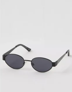 Aerie Metal Getaway Sunglasses Black