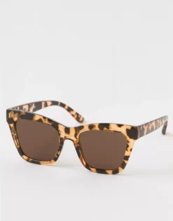 Aerie Dream On Sunglasses Light Brown
