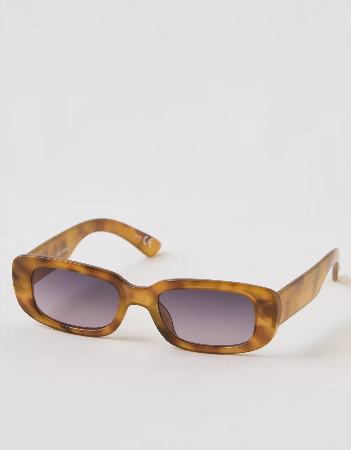 Aerie Mini Dare To Square Sunglasses Orange