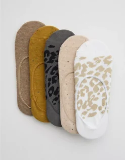 Aerie No Show Sock 5-Pack Soft Shell