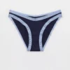 Aerie SMOOTHEZ Microfiber Lace Bikini Underwear Monaco Blue
