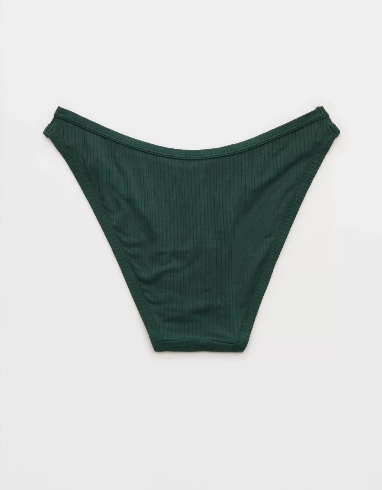 Aerie Superchill Modal Rib Bikini Underwear Rugged Green - Image 2