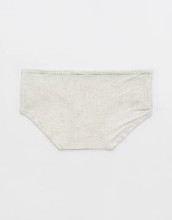 Aerie Superchill Modal Rib Boybrief Underwear Heather Frost - Image 2