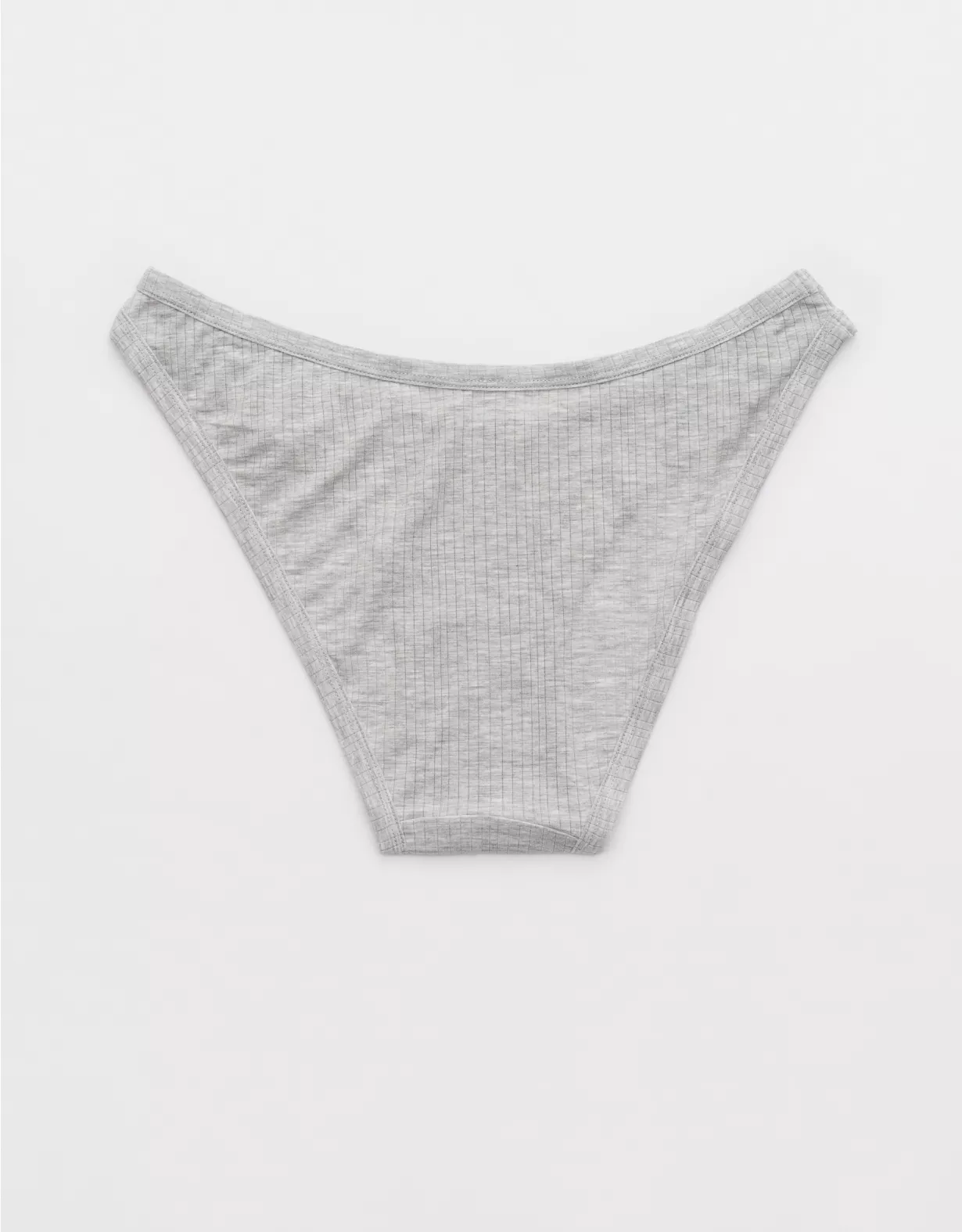 Aerie Superchill Modal Rib Bikini Underwear Medium Heather Gray - Image 2