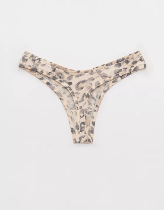 Aerie Superchill Modal Thong Underwear Cake Batter - Image 3