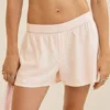 Aerie Flannel Girl Boxer Ballet Pink