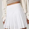 OFFLINE By Aerie Seamless Pleated Mini Skort White