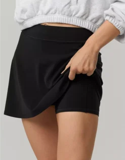 OFFLINE By Aerie Real Me XTRA Mini Skort True Black