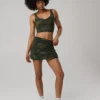 OFFLINE By Aerie Real Me XTRA Mini Skort Olive Daze