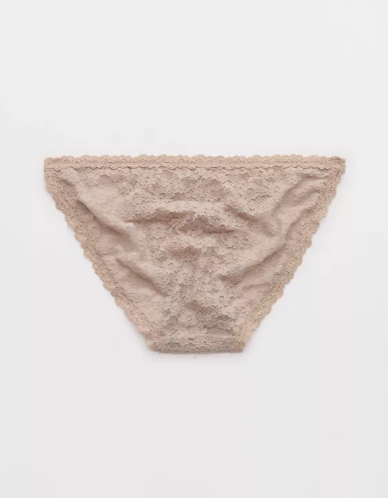 Aerie Show Off Vintage Lace String Bikini Underwear Stone Harbor - Image 3