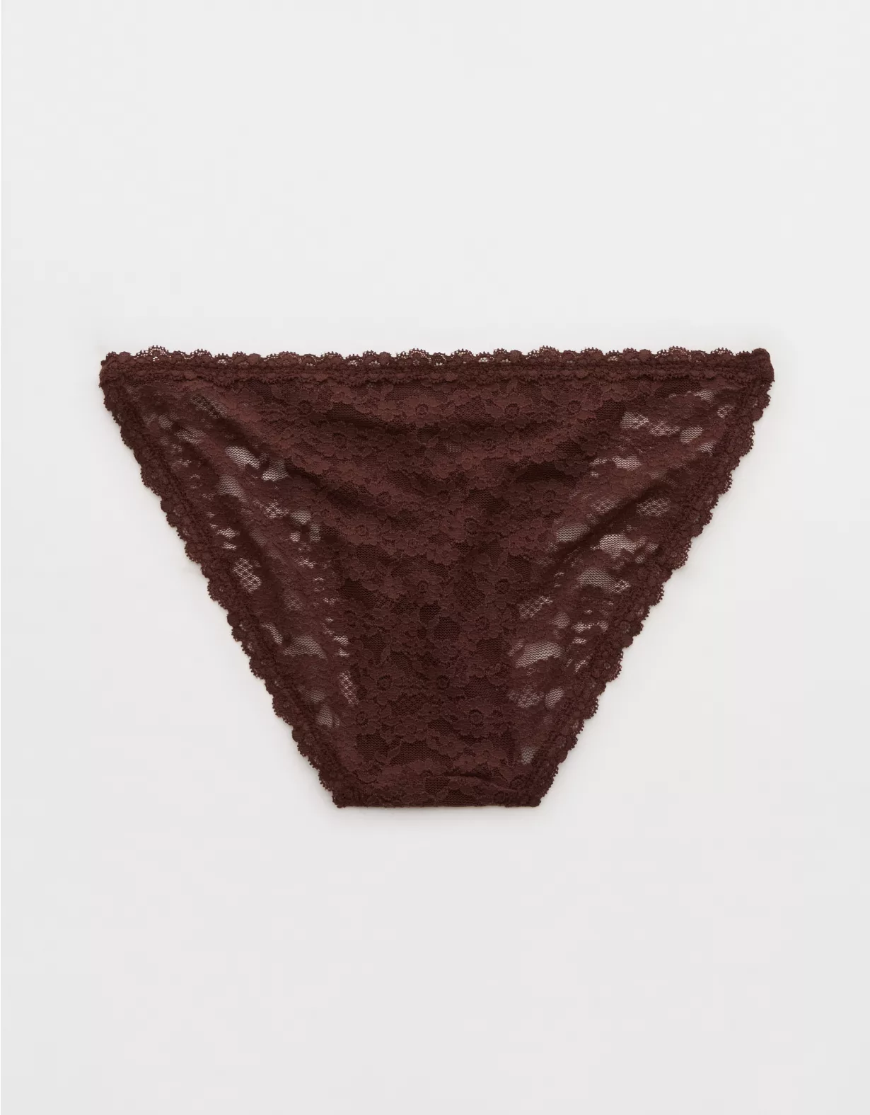 Aerie Show Off Vintage Lace String Bikini Underwear Canyon Sun - Image 2