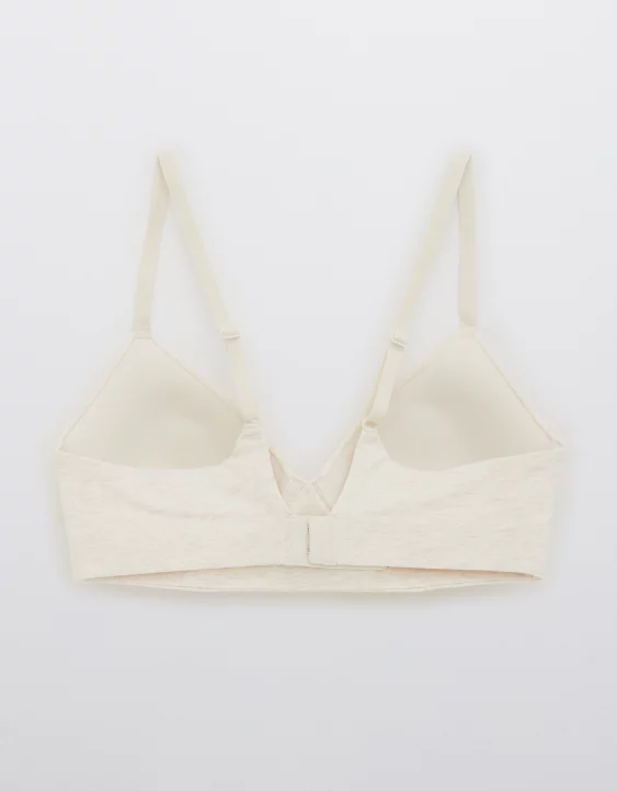 Aerie Superchill Wireless Lightly Lined Bra Heather Frost - Image 4