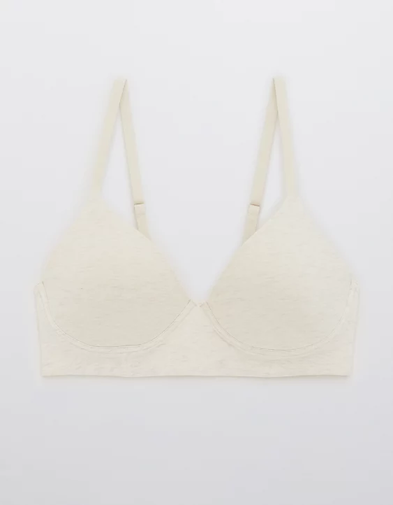 Aerie Superchill Wireless Lightly Lined Bra Heather Frost - Image 3