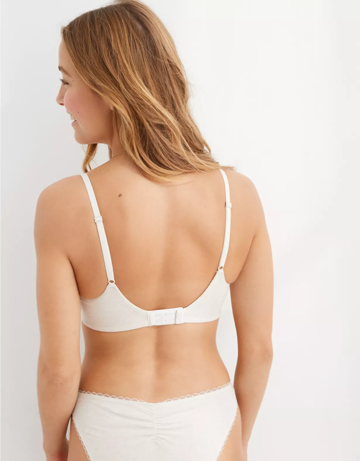 Aerie Superchill Wireless Lightly Lined Bra Heather Frost
