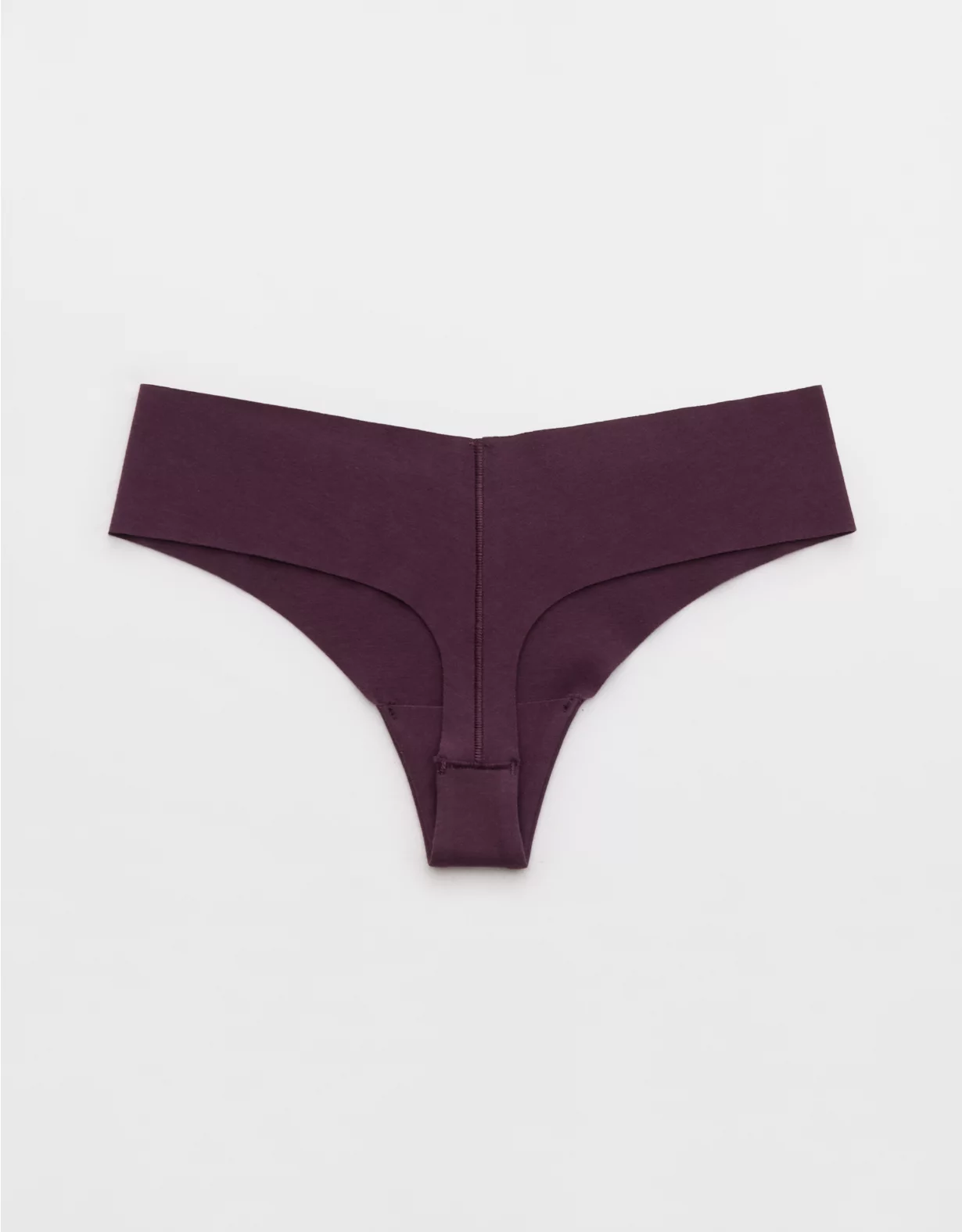 Aerie Superchill No Show Cotton Thong Underwear Cool Berry - Image 2