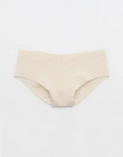 Aerie Superchill No Show Cotton Cheeky Underwear Heather Frost