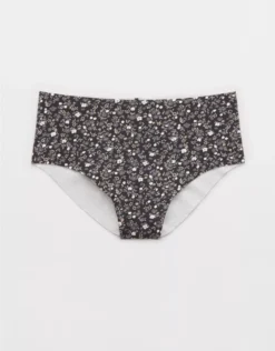 Aerie Superchill No Show Cotton Mid Rise Cheeky Underwear Stone Harbor