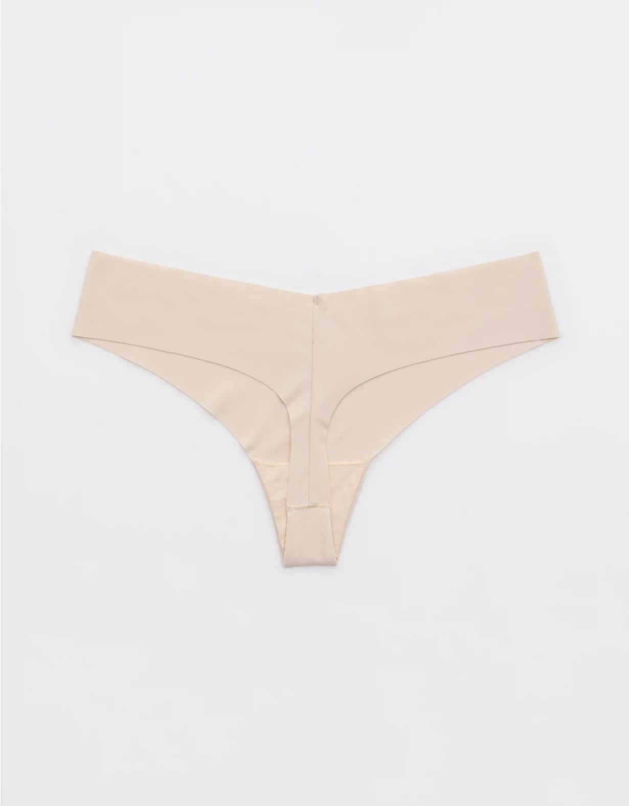 Aerie SMOOTHEZ No Show Thong Underwear Soft Satin - Image 2