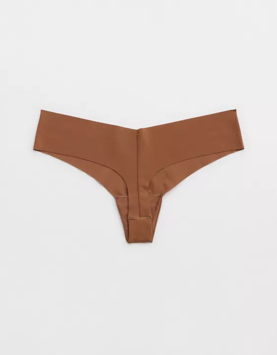 Aerie SMOOTHEZ No Show Thong Underwear Horizon - Image 3