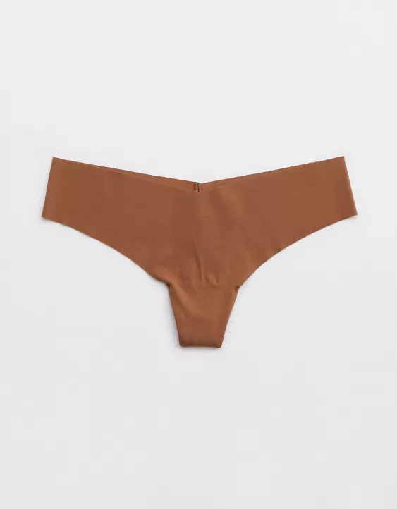 Aerie SMOOTHEZ No Show Thong Underwear Horizon - Image 2