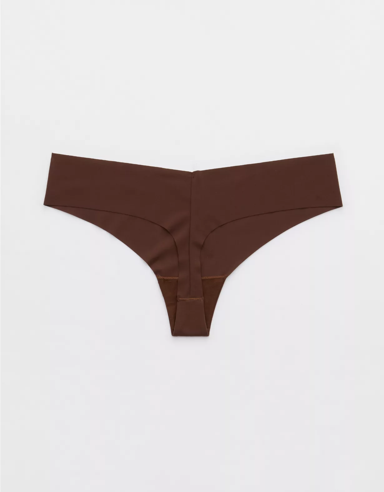 Aerie SMOOTHEZ No Show Thong Underwear Canyon Sun - Image 2