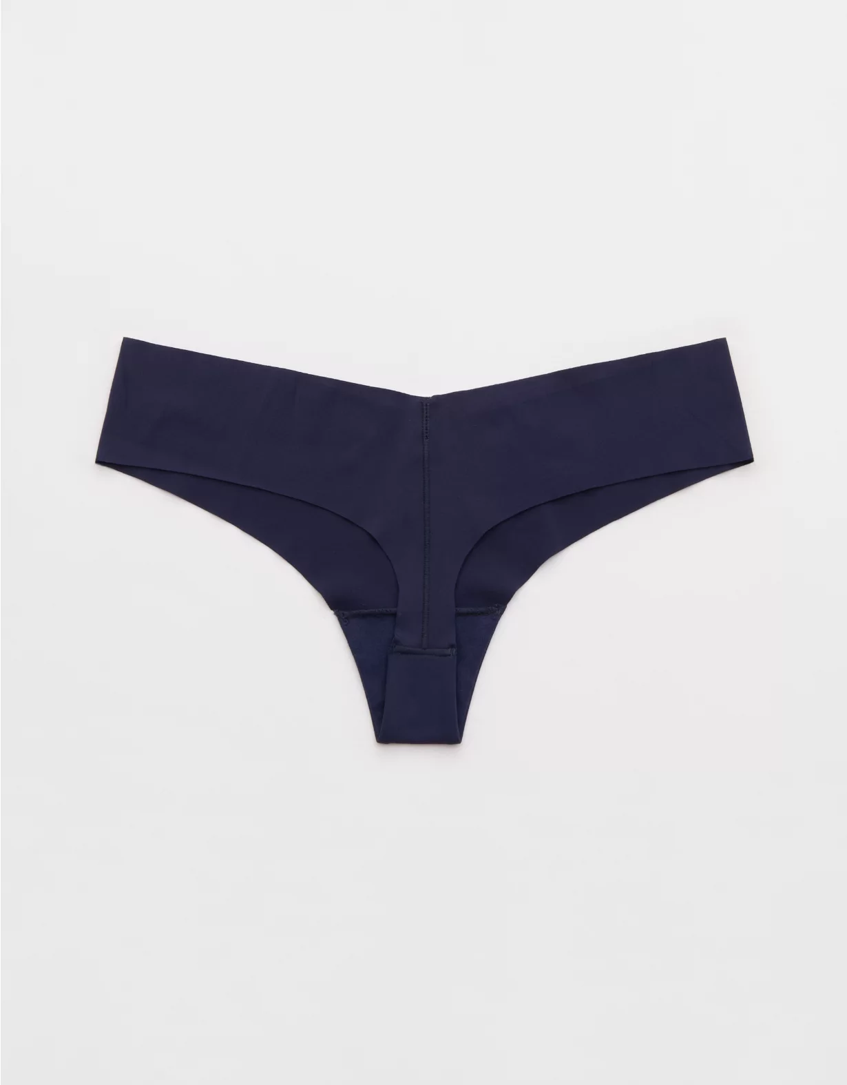 Aerie SMOOTHEZ No Show Thong Underwear Navy - Image 2
