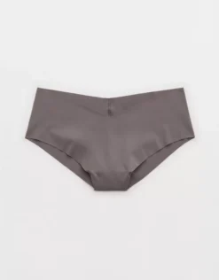 Aerie SMOOTHEZ No Show Cheeky Underwear Shell Gray