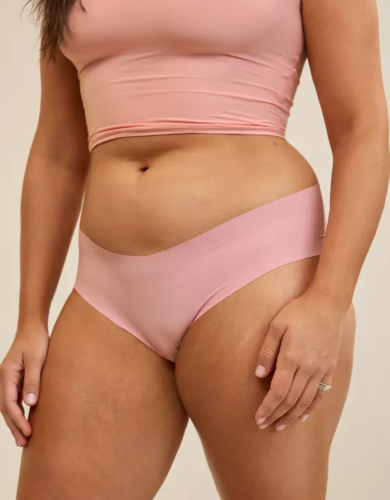 Aerie SMOOTHEZ No Show Cheeky Underwear Club Pink - Image 2