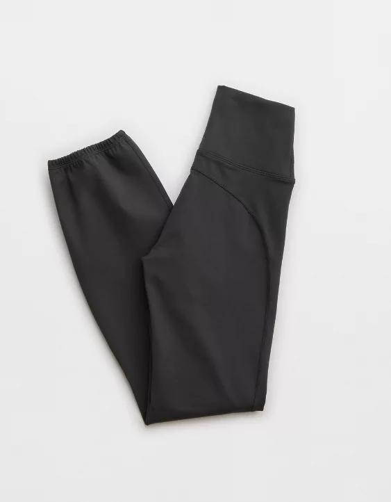 OFFLINE By Aerie The Hugger High Waisted Cinch Pant Smoked Gray - Image 4