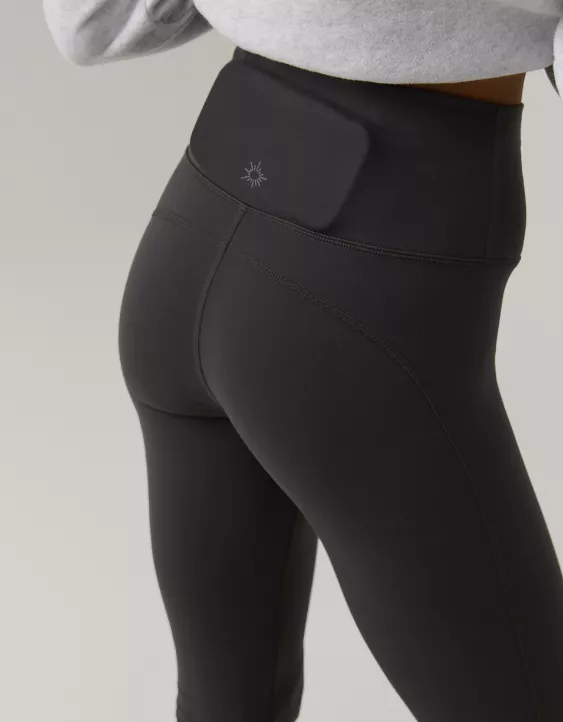 OFFLINE By Aerie The Hugger High Waisted Cinch Pant Smoked Gray - Image 6