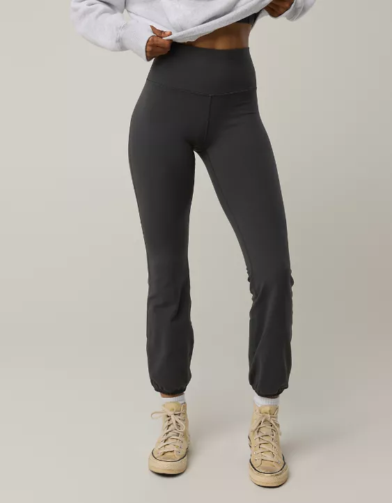 OFFLINE By Aerie The Hugger High Waisted Cinch Pant Smoked Gray - Image 5