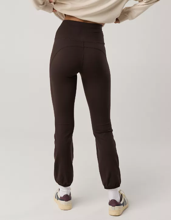 OFFLINE By Aerie The Hugger High Waisted Cinch Pant Deep Earth - Image 2