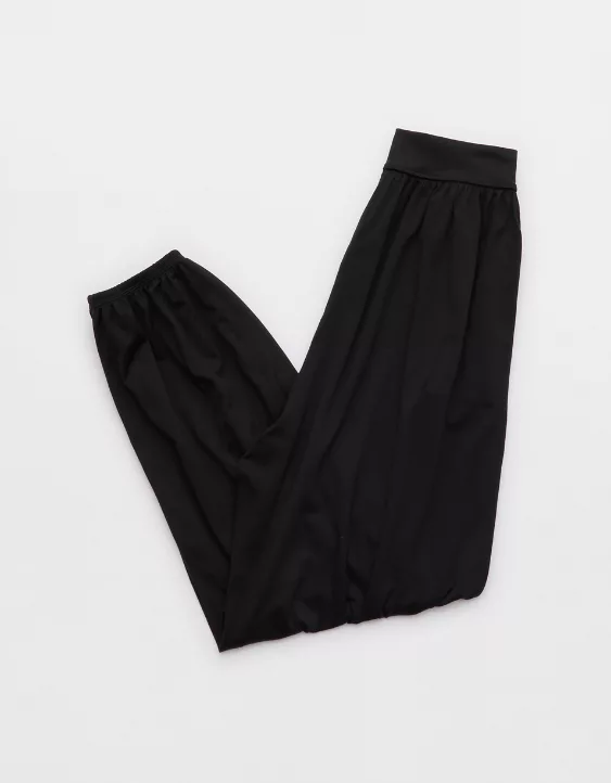 OFFLINE By Aerie The Hugger Go With The Flow Baggy Jogger True Black - Image 4