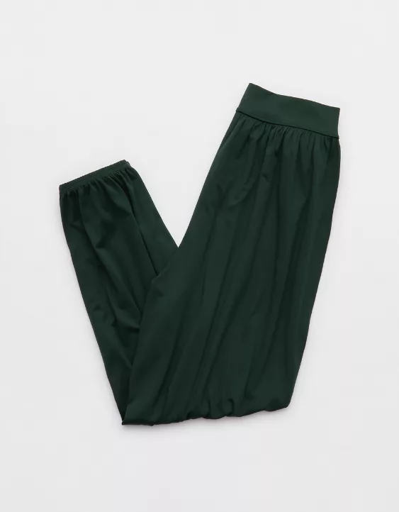 OFFLINE By Aerie The Hugger Go With The Flow Baggy Jogger Mystical Green - Image 5
