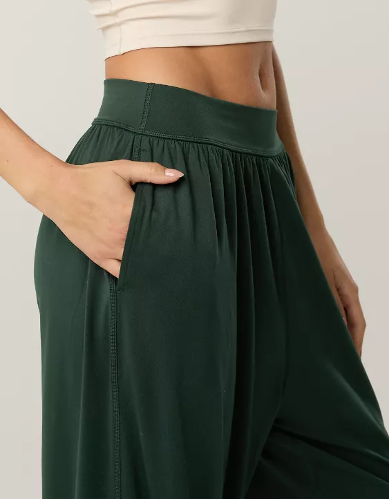 OFFLINE By Aerie The Hugger Go With The Flow Baggy Jogger Mystical Green - Image 6