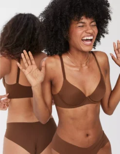 Aerie SMOOTHEZ Pull On Push Up Bra Universe