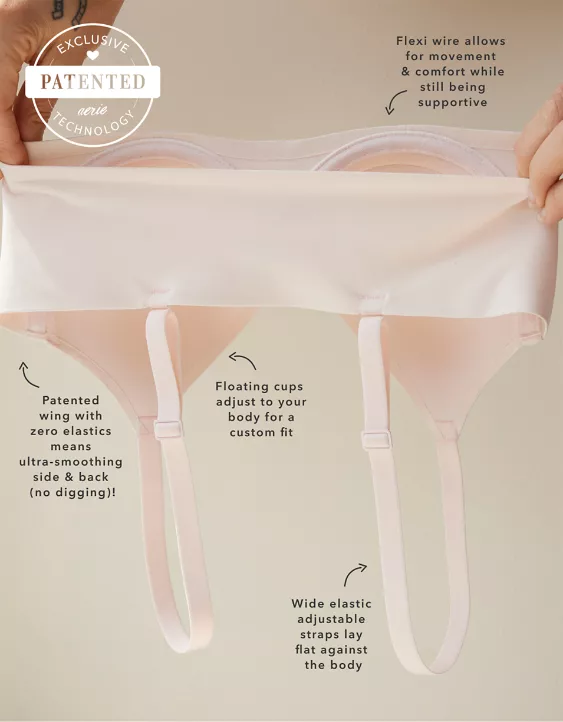 Aerie SMOOTHEZ Pull On Push Up Bra Canyon Sun - Image 6