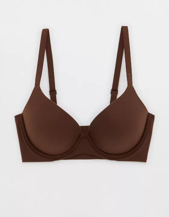 Aerie SMOOTHEZ Pull On Push Up Bra Canyon Sun - Image 3