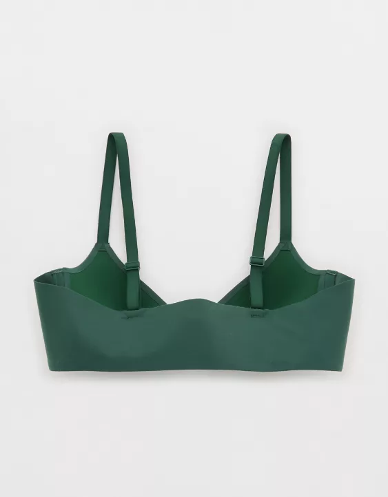 Aerie SMOOTHEZ Pull On Push Up Bra Rugged Green - Image 4